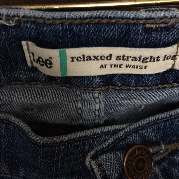 Lee jeans 18w petit relaxed straight leg mom jeans - Picture 3 of 6
